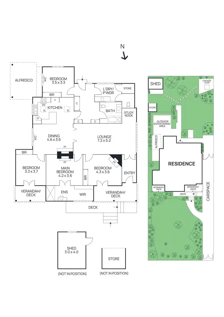 Floorplan of Homely house listing, 120-122 Main Hurstbridge Road, Diamond Creek VIC 3089