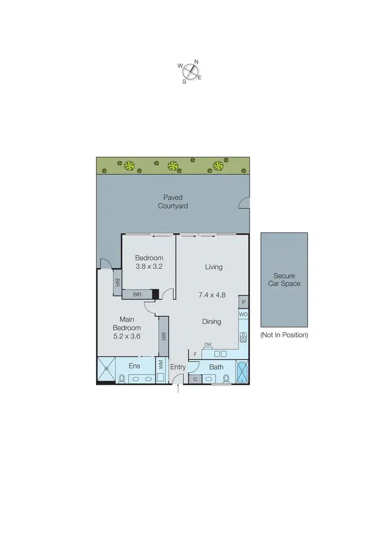 Floorplan of Homely apartment listing, G3/80 Orlando Street, Hampton VIC 3188