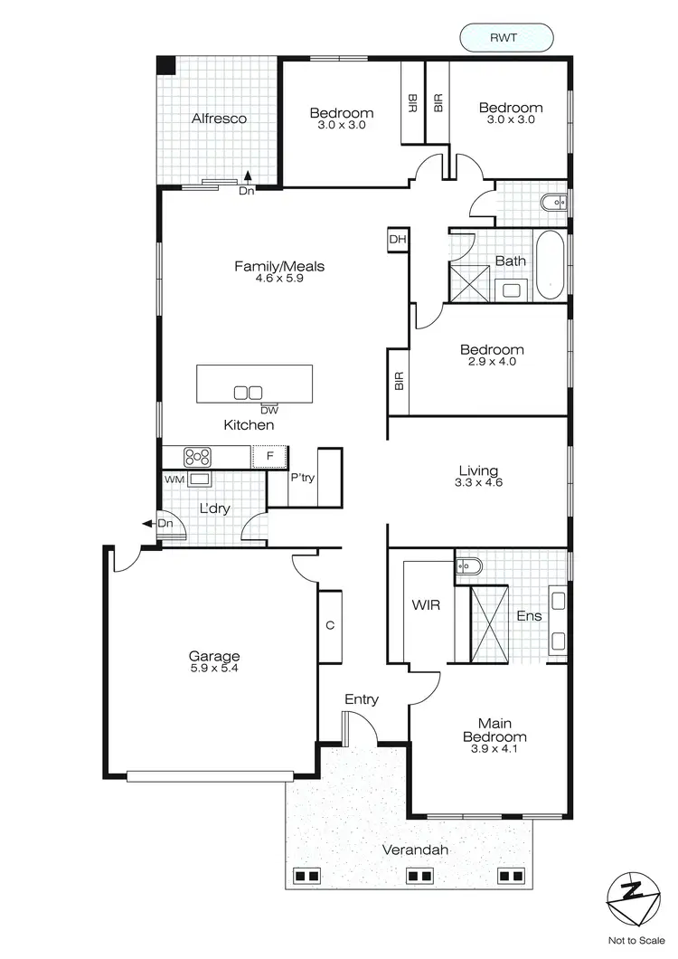 Floorplan of Homely house listing, 9 Marion Street, Bonshaw VIC 3352
