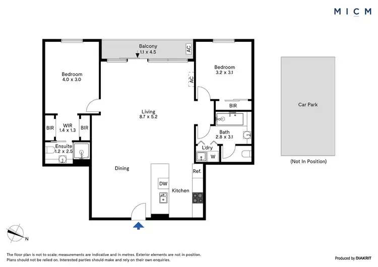 Floorplan of Homely apartment listing, 17/33 La Trobe Street, Melbourne VIC 3000