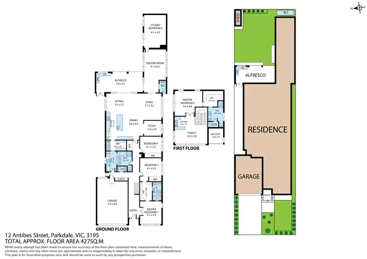 Floorplan of Homely house listing, 12 Antibes Street, Parkdale VIC 3195