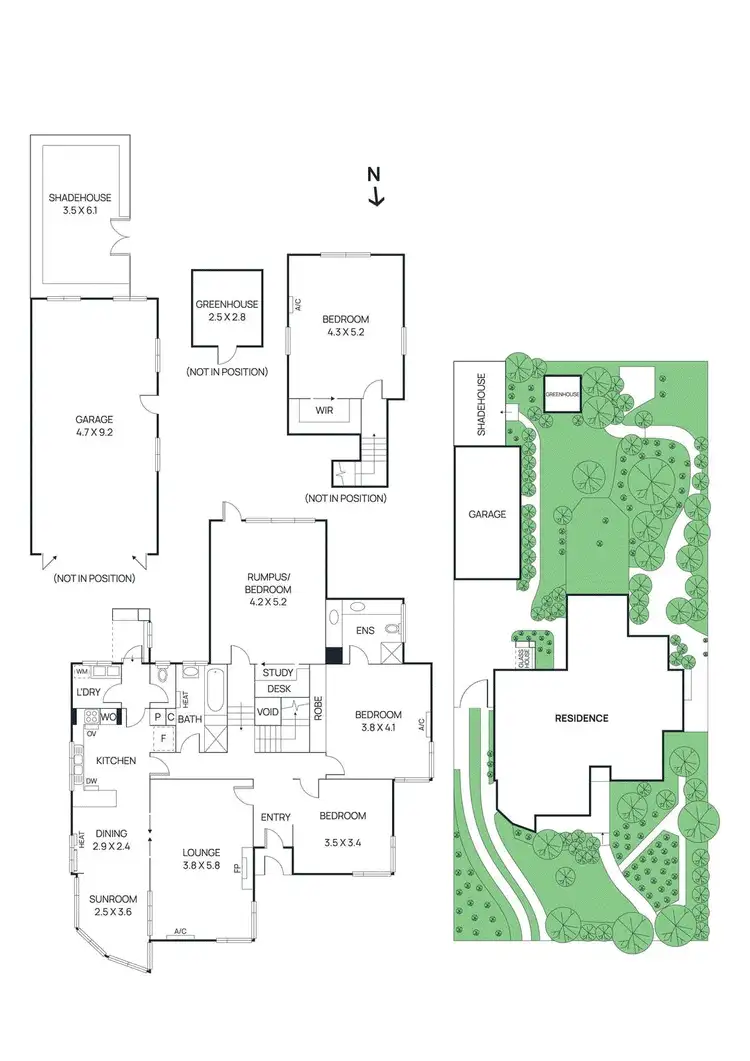 Floorplan of Homely house listing, 53 Coorie Crescent, Rosanna VIC 3084