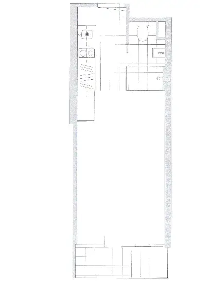 Floorplan of Homely studio listing, 1811/181 ABeckett Street, Melbourne VIC 3000