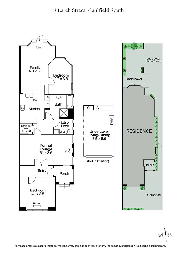 Floorplan of Homely house listing, 3 Larch Street, Caulfield South VIC 3162
