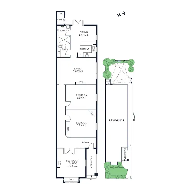 Floorplan of Homely house listing, 110 Addison Street, Elwood VIC 3184