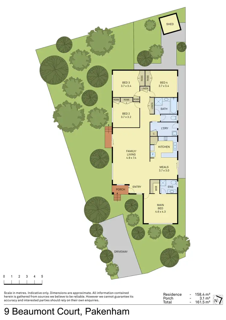 Floorplan of Homely house listing, 9 Beaumont Court, Pakenham VIC 3810