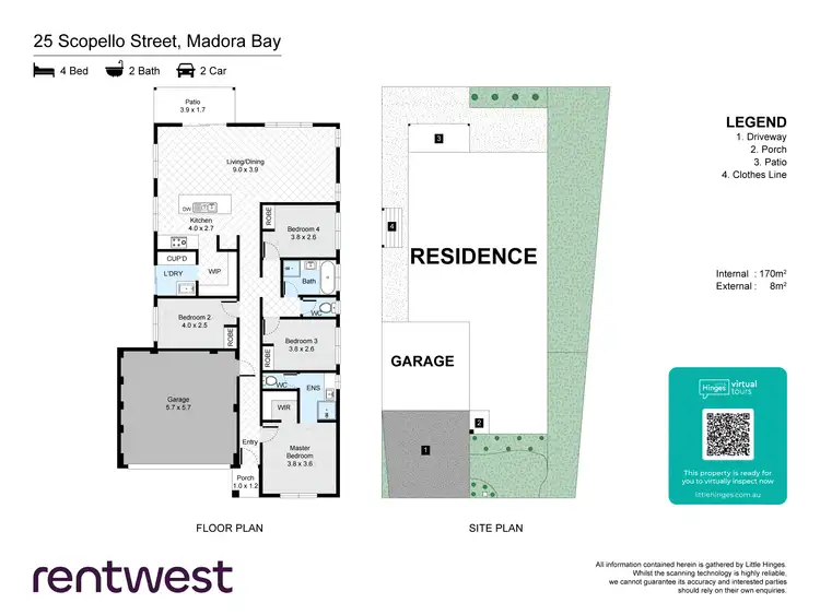 Floorplan of Homely house listing, 25 Scopello St, Madora Bay WA 6210