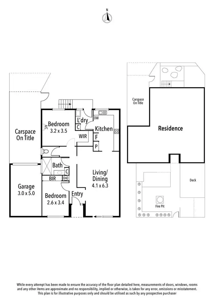 Floorplan of Homely unit listing, 14/100-106 Brown Street, Heidelberg VIC 3084