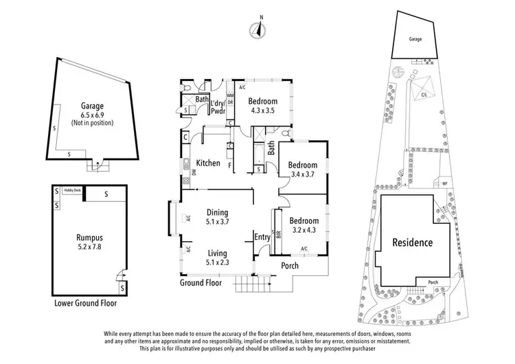 Floorplan of Homely house listing, 4 Scotts Parade, Ivanhoe VIC 3079