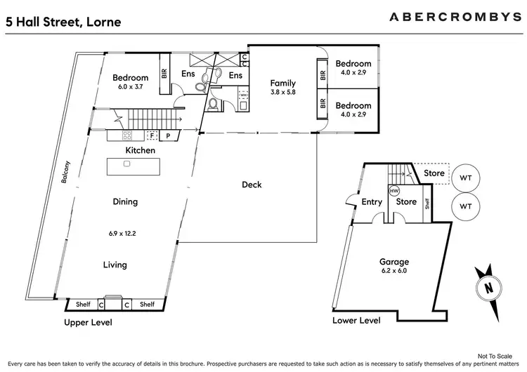 Floorplan of Homely house listing, 5 Hall Street, Lorne VIC 3232