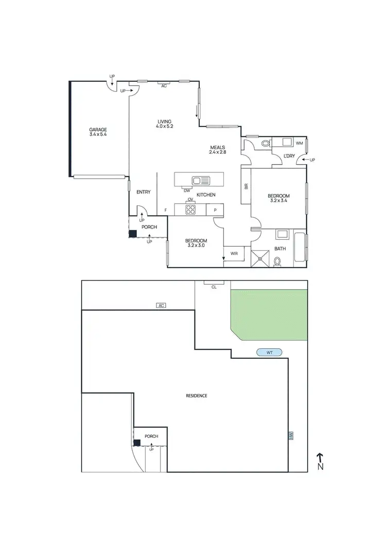 Floorplan of Homely villa listing, 2/18 Cherry Avenue, Altona North VIC 3025
