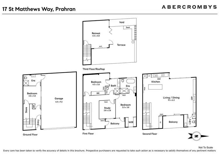Floorplan of Homely house listing, 17 St Matthews Way, Prahran VIC 3181