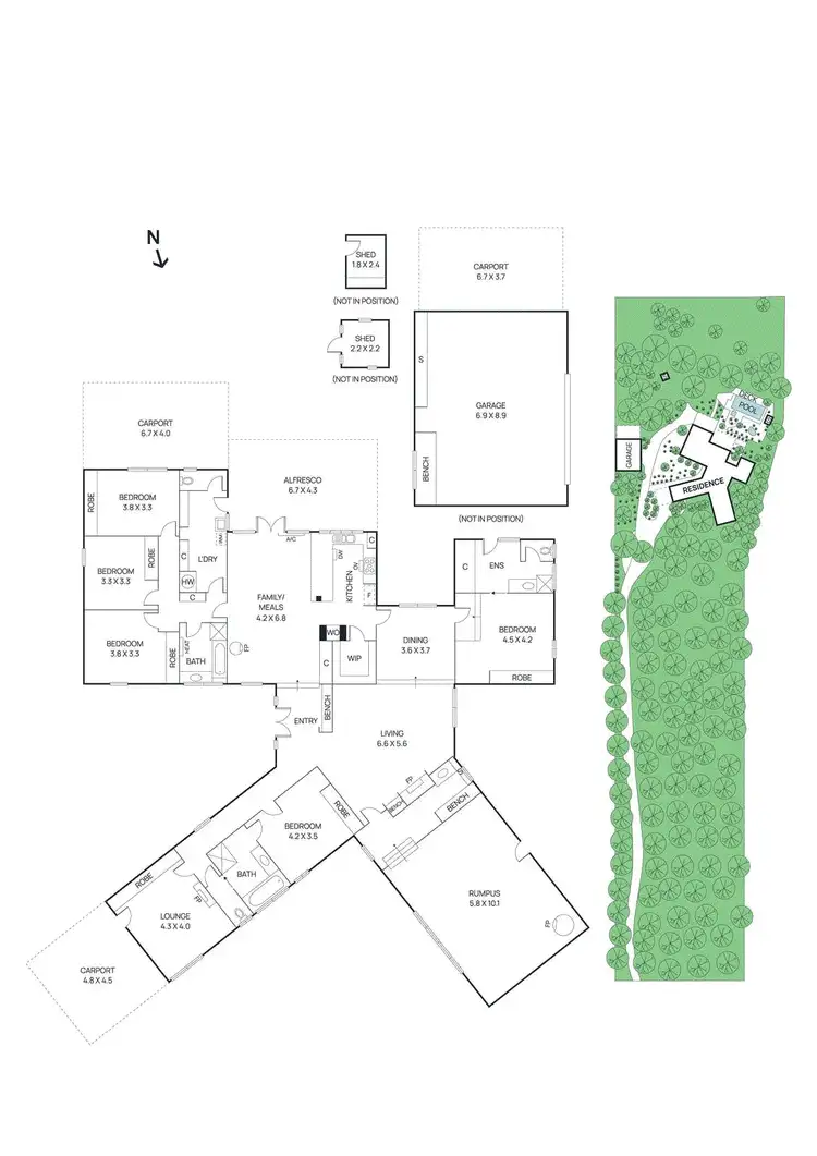 Floorplan of Homely house listing, 70 Wombat Drive, Eltham VIC 3095