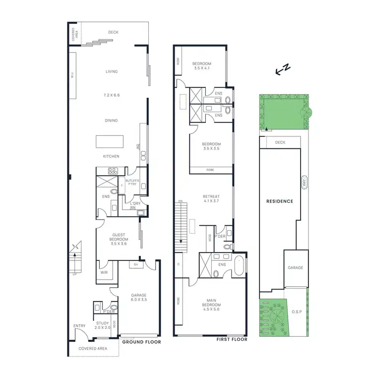 Floorplan of Homely townhouse listing, 2c Hopetoun Court, Bentleigh East VIC 3165