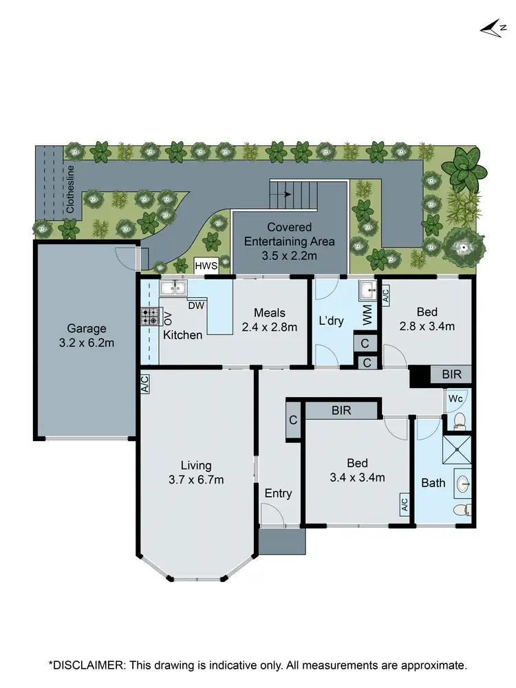 Floorplan of Homely unit listing, 6/383-389 Warrigal Road, Burwood VIC 3125