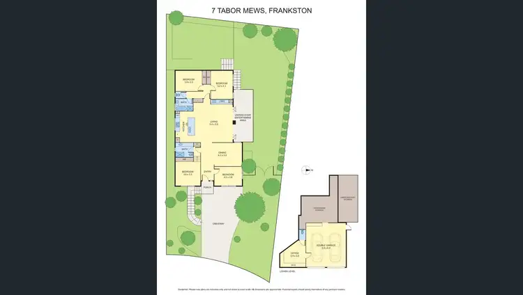 Floorplan of Homely house listing, 7 Tabor Mews, Frankston VIC 3199