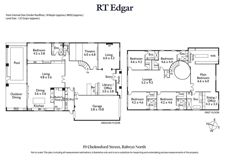 Floorplan of Homely house listing, 19 Chelmsford Street, Balwyn North VIC 3104