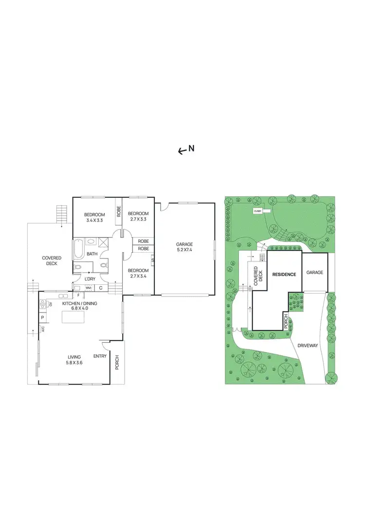 Floorplan of Homely house listing, 1 Arcadia Way, Eltham North VIC 3095