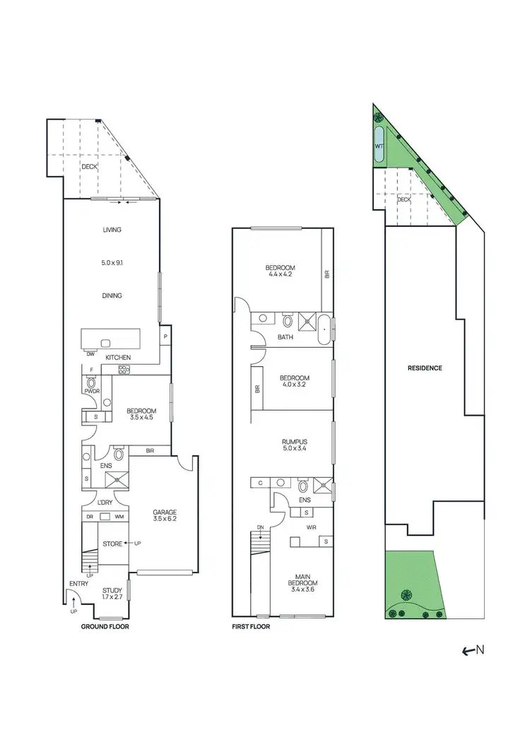 Floorplan of Homely townhouse listing, 2C First Avenue, Altona North VIC 3025