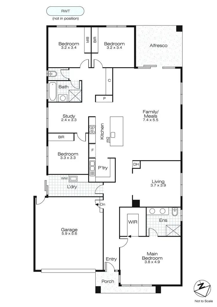 Floorplan of Homely house listing, 27 Limetree Way, Lake Gardens VIC 3355