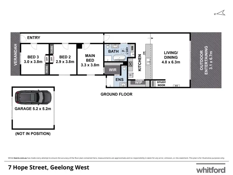 Floorplan of Homely house listing, 7 Hope Street, Geelong West VIC 3218