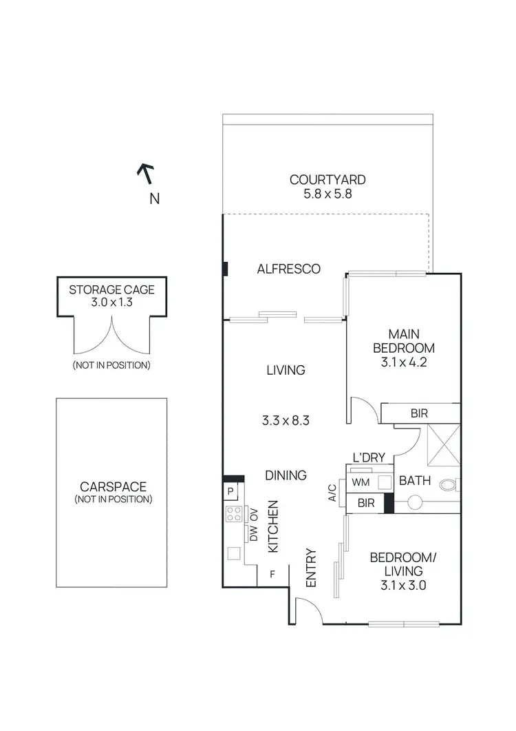 Floorplan of Homely apartment listing, 105/105 Upper Heidelberg Road, Ivanhoe VIC 3079