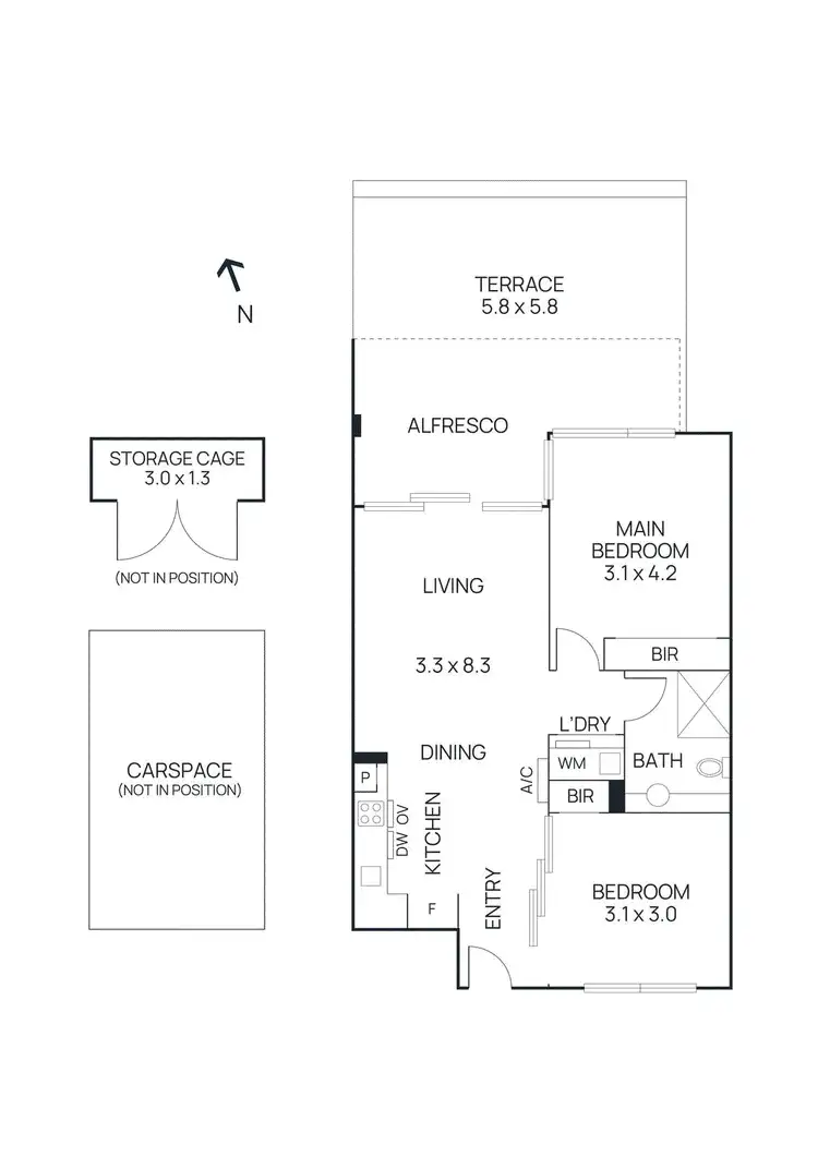 Floorplan of Homely apartment listing, 105/105 Upper Heidelberg Road, Ivanhoe VIC 3079