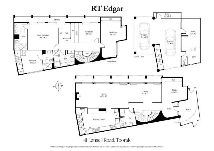 Floorplan of Homely house listing, 41 Lansell Road, Toorak VIC 3142