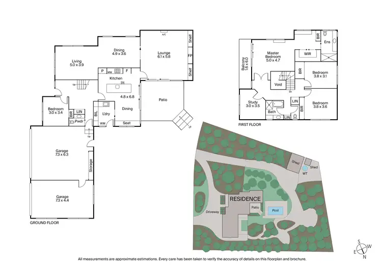 Floorplan of Homely house listing, 25-29 Belle Vue Drive, Ocean Grove VIC 3226