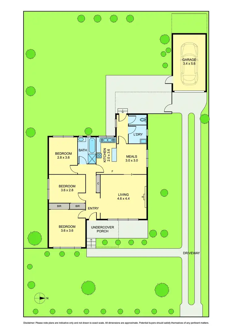 Floorplan of Homely house listing, 3 Red Hill Rd, Springvale VIC 3171