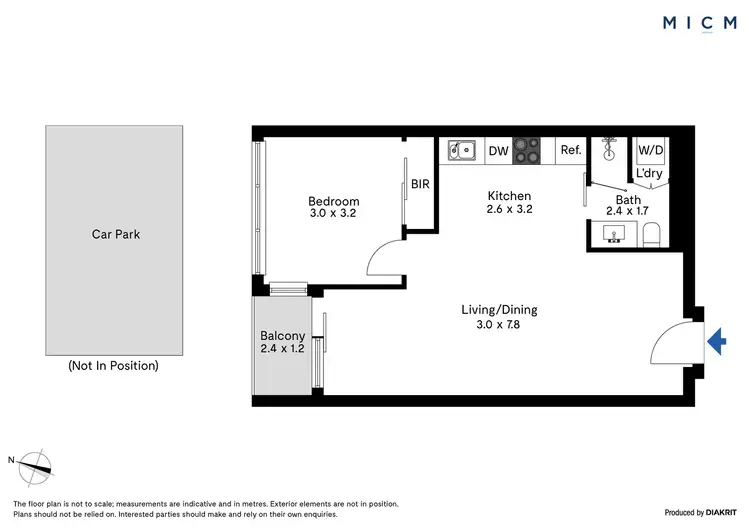 Floorplan of Homely apartment listing, 2002/601 Little Lonsdale Street, Melbourne VIC 3000