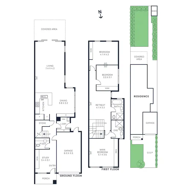 Floorplan of Homely townhouse listing, 28a Barrington Street, Bentleigh East VIC 3165