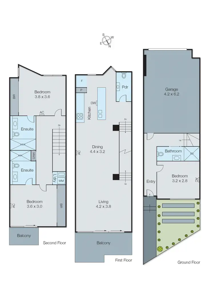 Floorplan of Homely townhouse listing, 78C Albert Street, Mordialloc VIC 3195