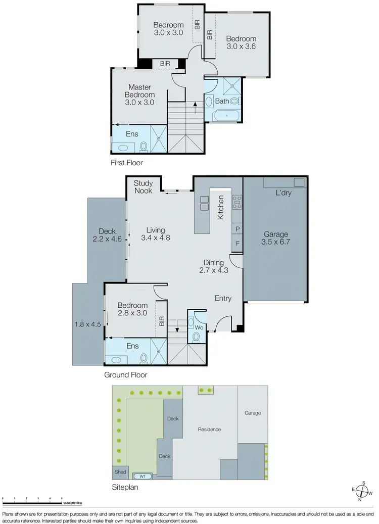 Floorplan of Homely townhouse listing, 4/9 Reid Street, Oakleigh South VIC 3167