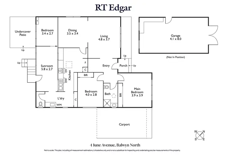 Floorplan of Homely house listing, 4 June Avenue, Balwyn North VIC 3104