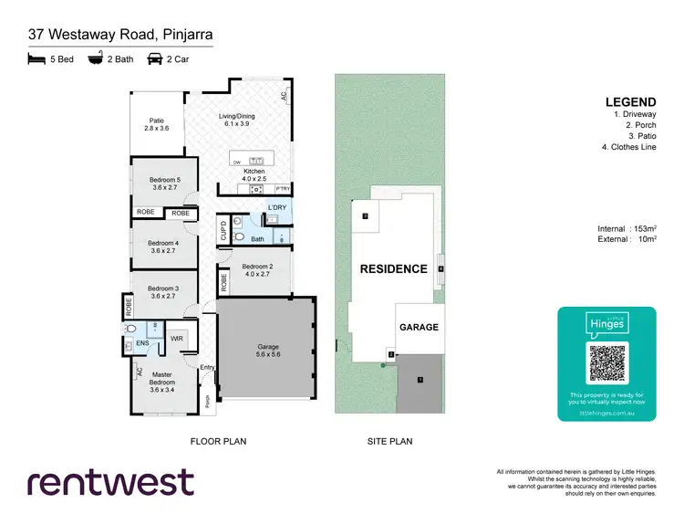 Floorplan of Homely house listing, 37 Westaway Rd, Pinjarra WA 6208