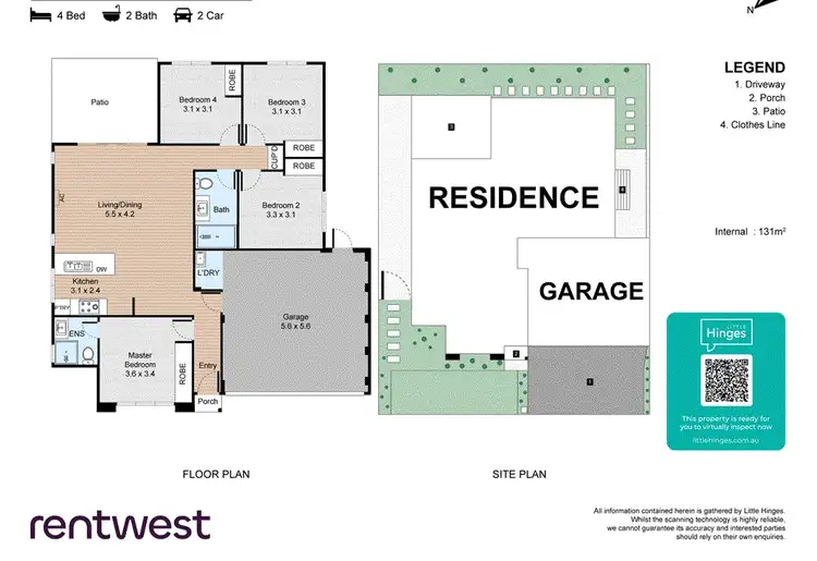 Floorplan of Homely house listing, 13 Myora Wy, Two Rocks WA 6037