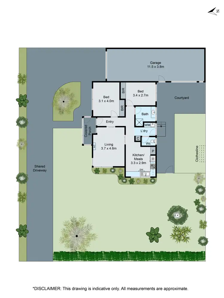 Floorplan of Homely unit listing, 1&2/644 Blackburn Road, Notting Hill VIC 3168