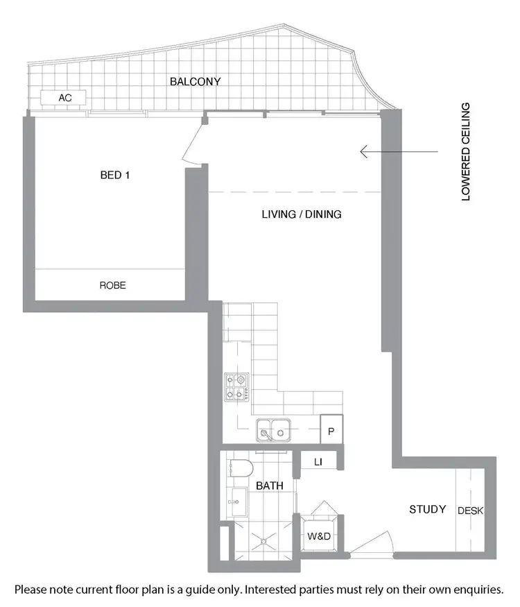 Floorplan of Homely apartment listing, 3803/560 Lonsdale Street, Melbourne VIC 3000