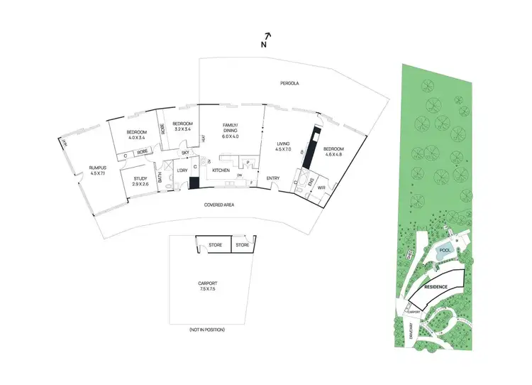 Floorplan of Homely house listing, 20 Bradleys Lane, North Warrandyte VIC 3113