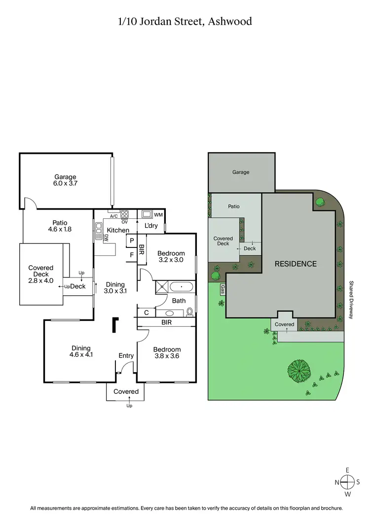 Floorplan of Homely unit listing, 1/10 Jordan Street, Ashwood VIC 3147