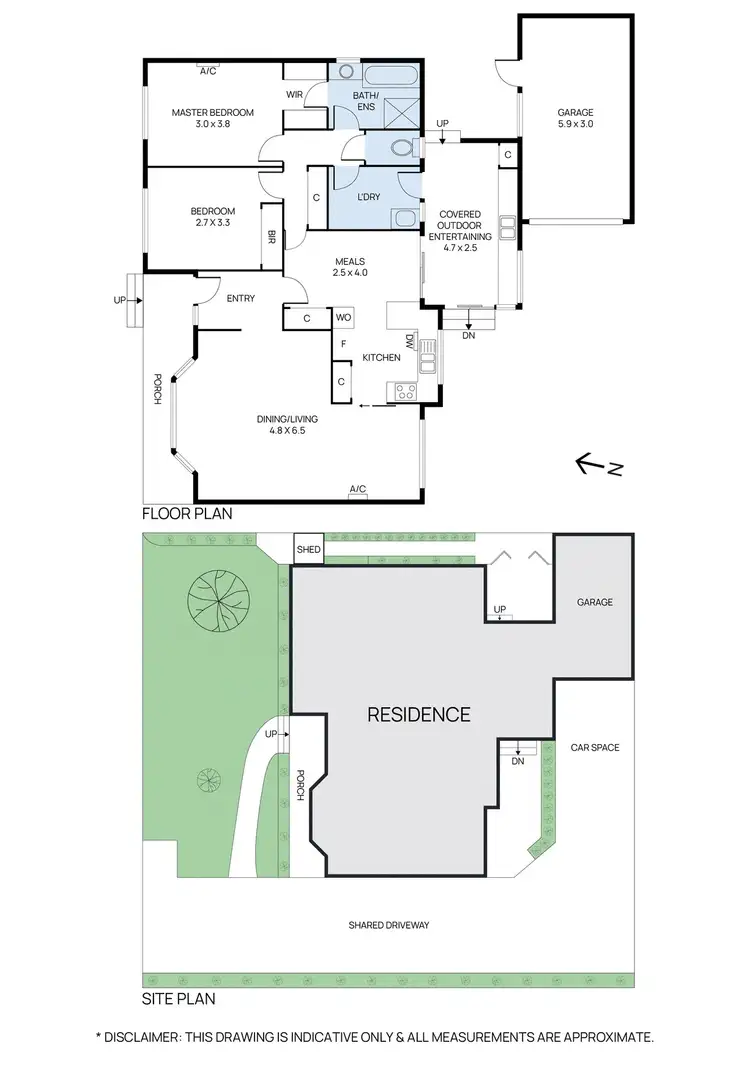 Floorplan of Homely unit listing, 1/6 Kirstina Road, Glen Waverley VIC 3150