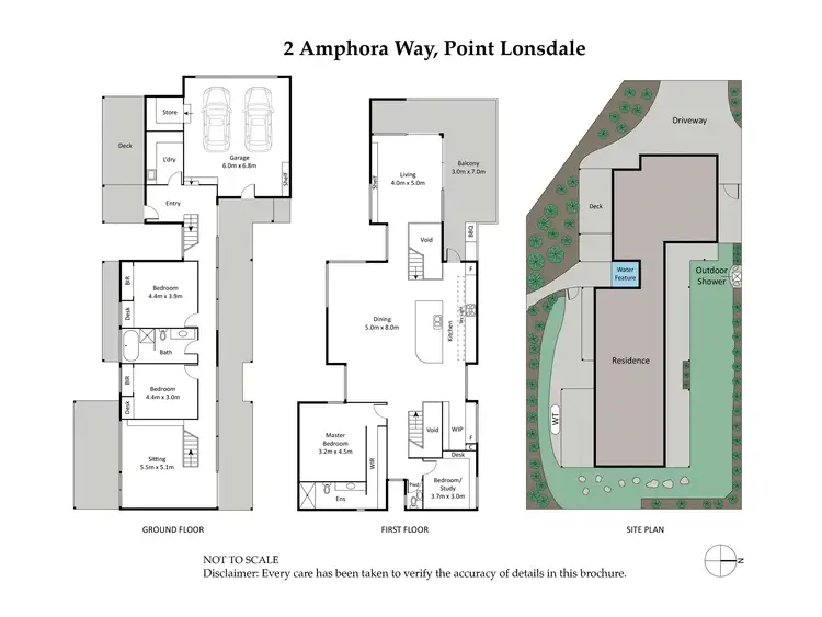 Floorplan of Homely house listing, 2 Amphora Way, Point Lonsdale VIC 3225
