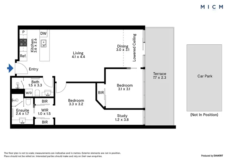 Floorplan of Homely apartment listing, 811/151 City Road, Southbank VIC 3006