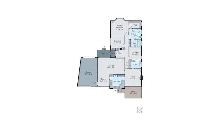 Floorplan of Homely house listing, 31 Sampson Dr, Mount Waverley VIC 3149
