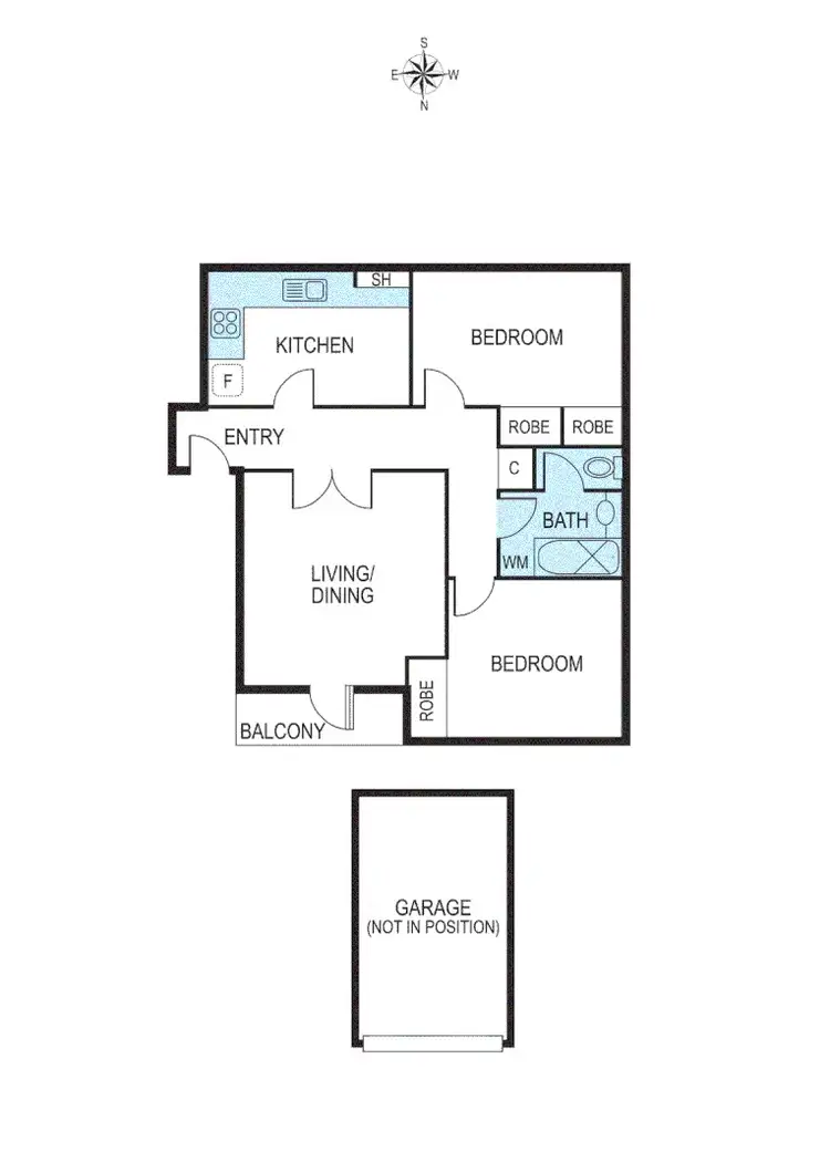 Floorplan of Homely apartment listing, 3/5 Walsh Street, Ormond VIC 3204