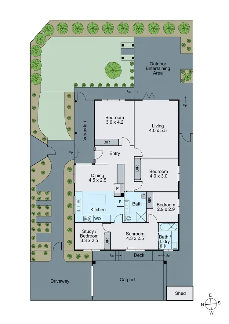 Floorplan of Homely house listing, 1/1 Dundee Avenue, Chadstone VIC 3148