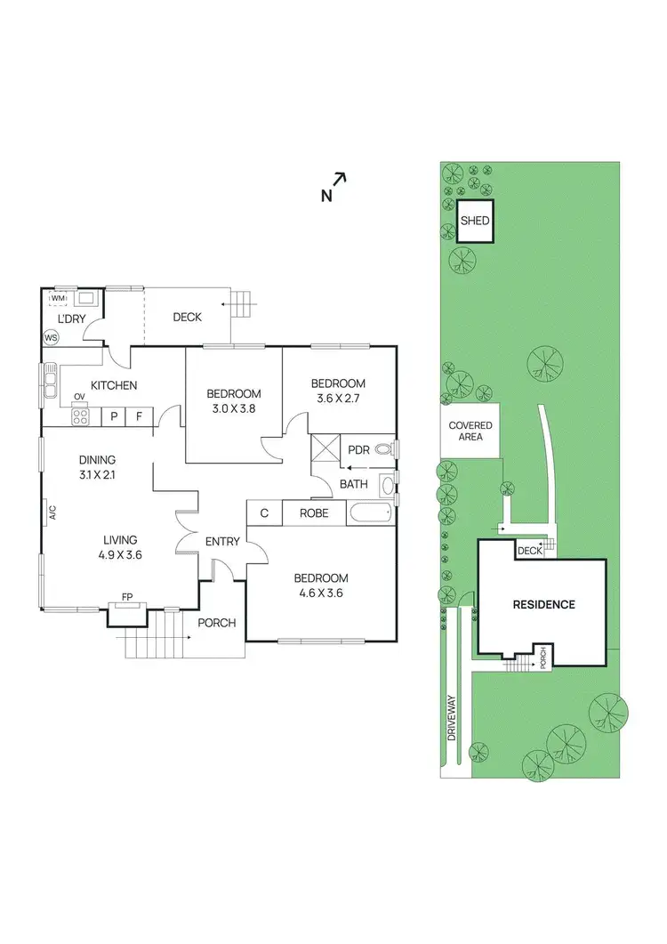 Floorplan of Homely house listing, 25 St Andrews Avenue, Rosanna VIC 3084