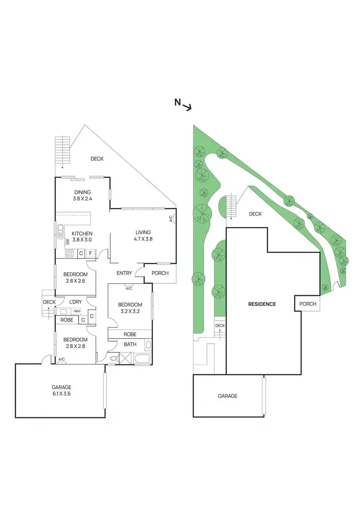 Floorplan of Homely unit listing, 4/32 Drysdale Street, Yallambie VIC 3085