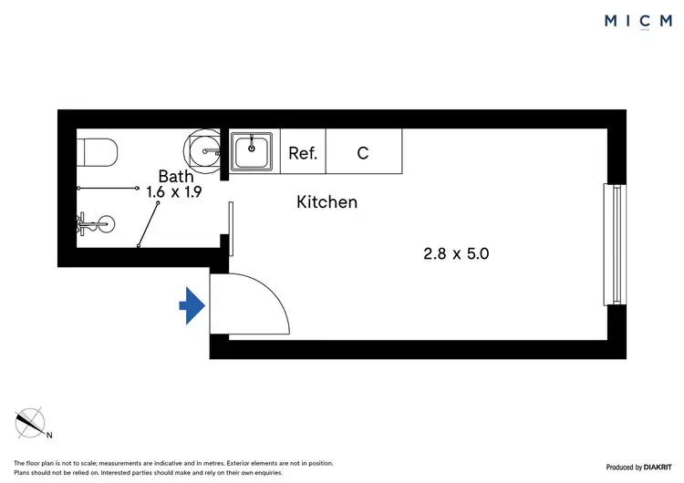 Floorplan of Homely apartment listing, 146/546 Flinders Street, Melbourne VIC 3000